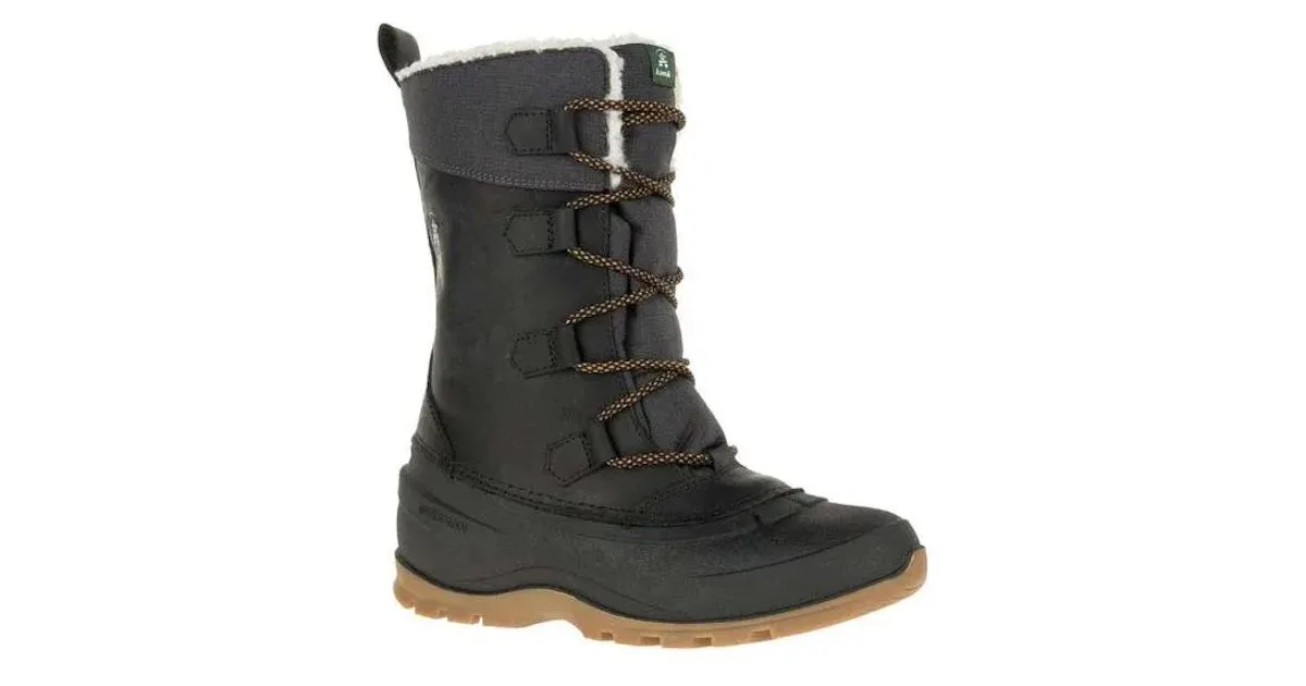 Kamik Snowgem, vinterkänga i läder och nylon