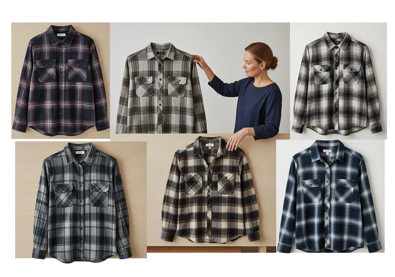 Flanellskjortor passform och vikt