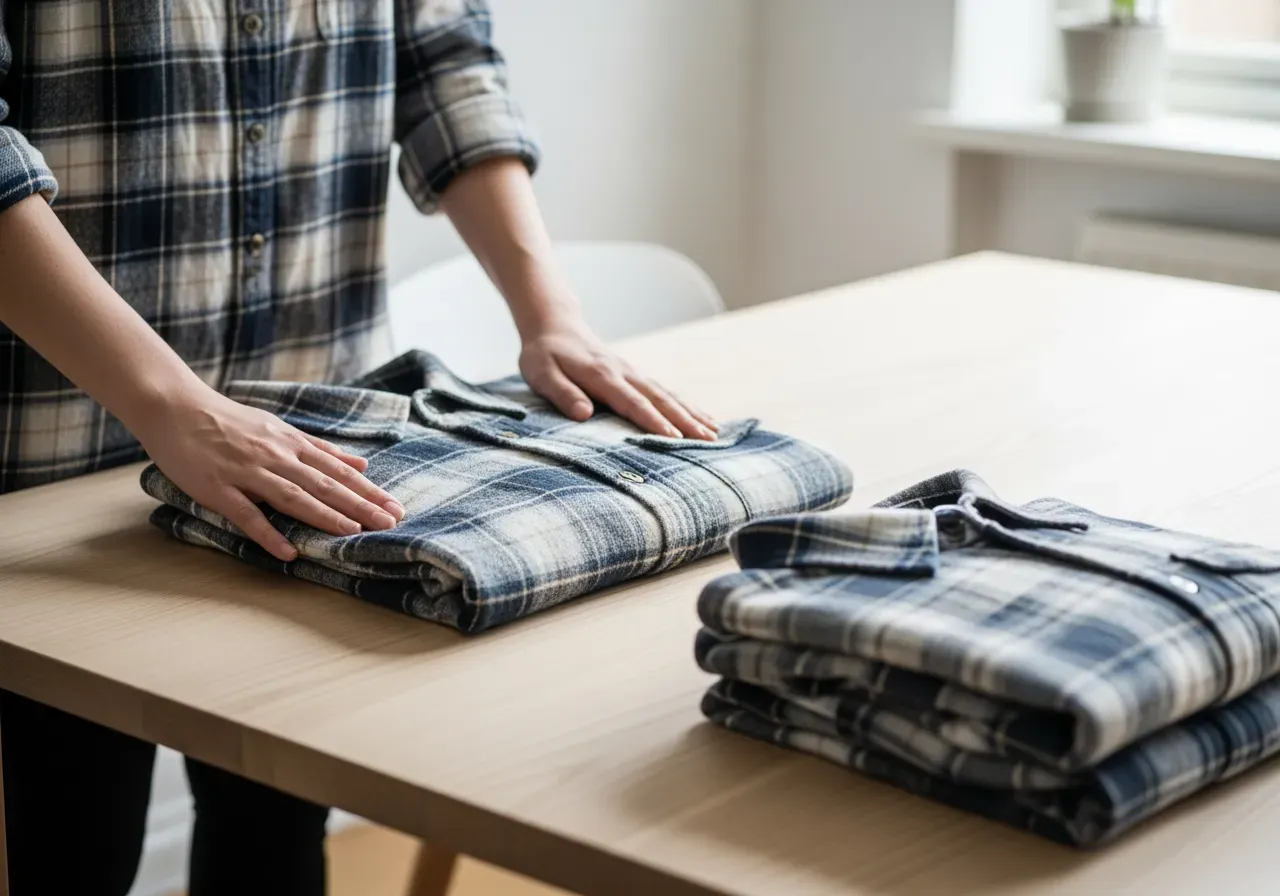 Skötsel av flanellskjortor och krympning