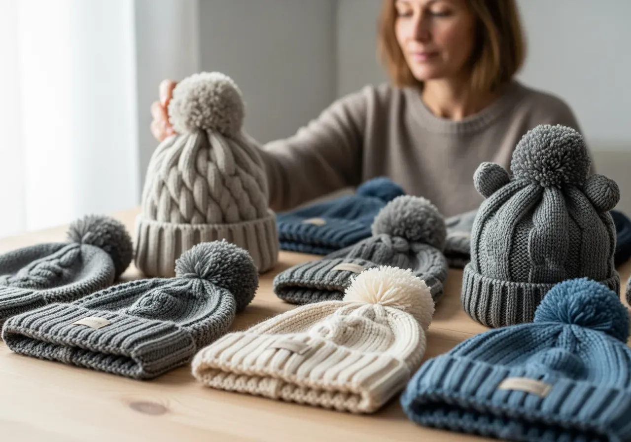 Mössor med och utan tofs