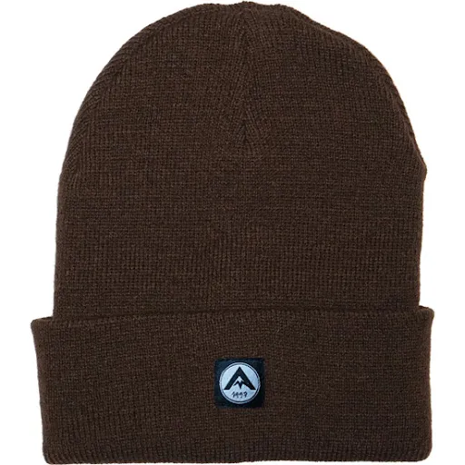 Beanie Kant | Mörkbrun mössa unisex