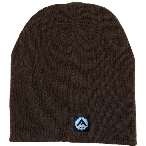 Beanie Rak | Mörkbrun mössa unisex