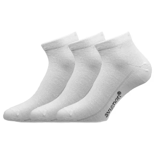 Sneaker ull | 3-pack låg vit