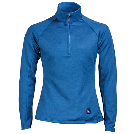 Värmetröja med kort dragkedja