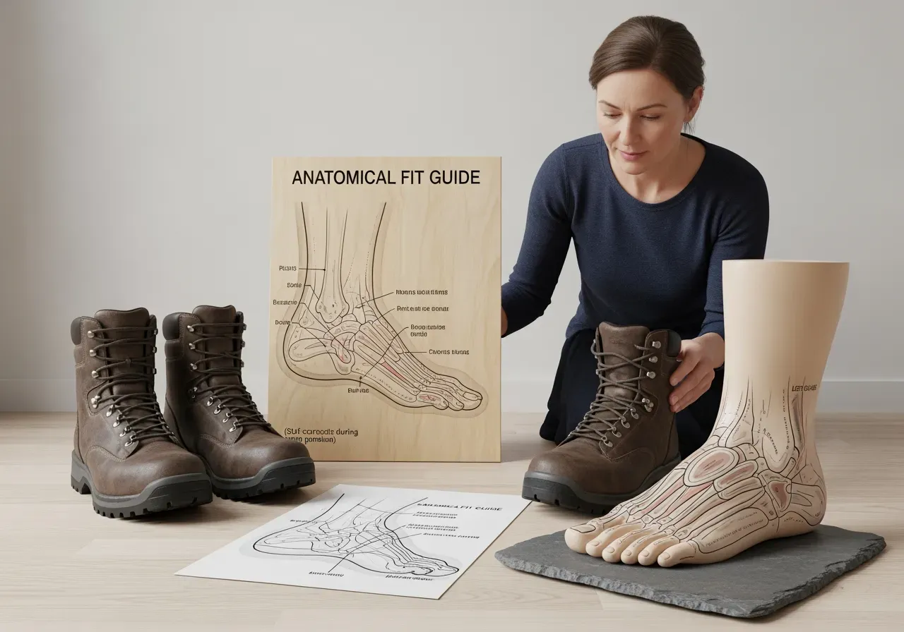 Stövlar med anatomisk passform guide