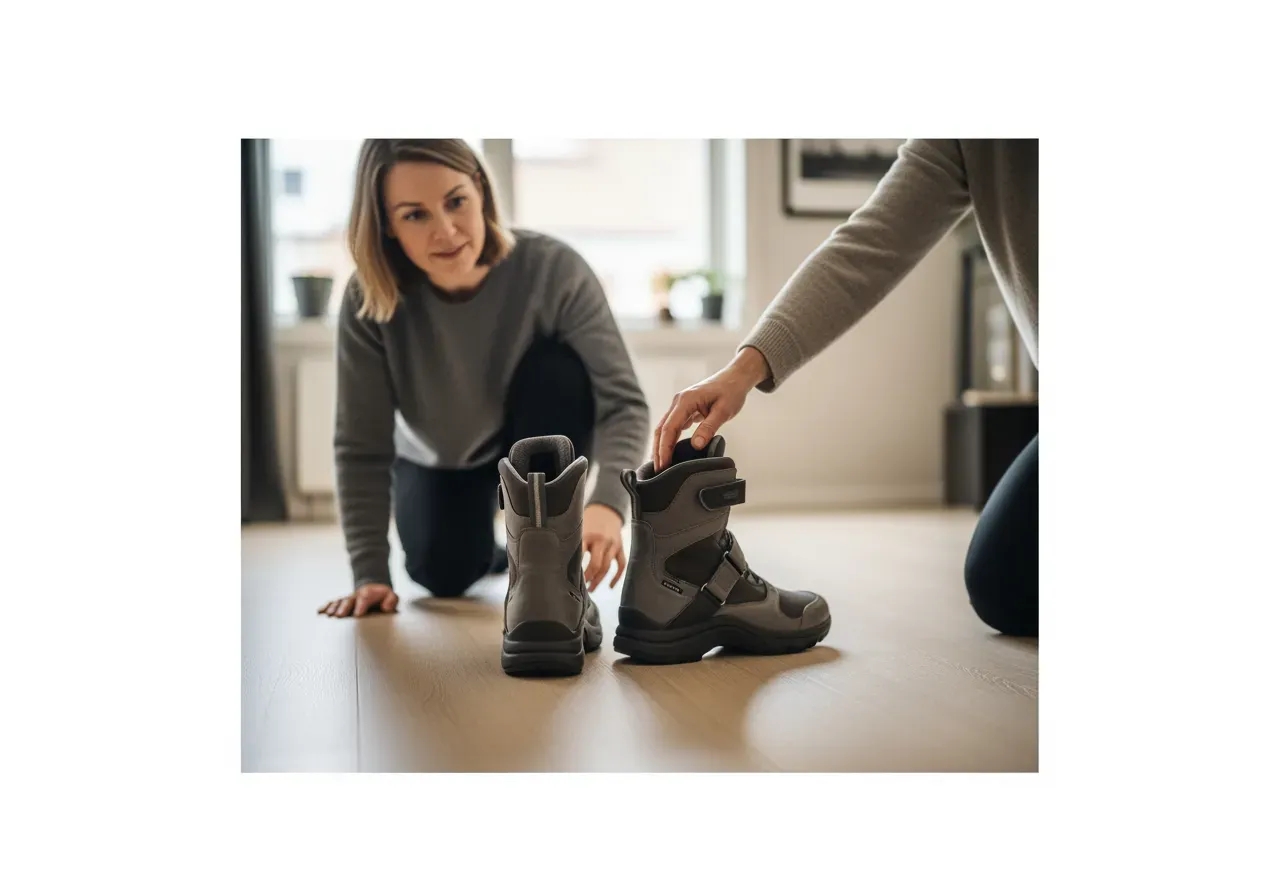 Stövlar med anatomisk passform och stöd