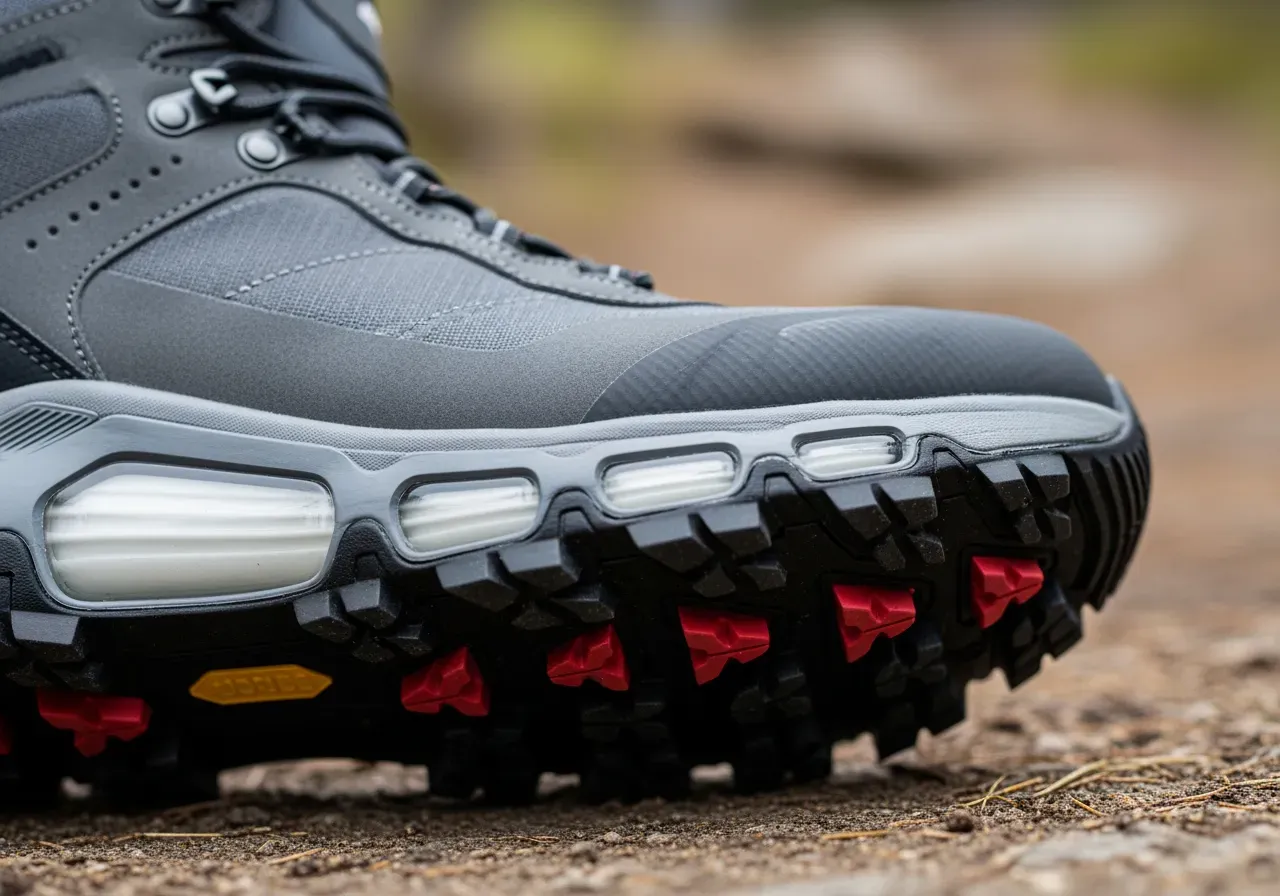 Dämpning och yttersula i stövlar