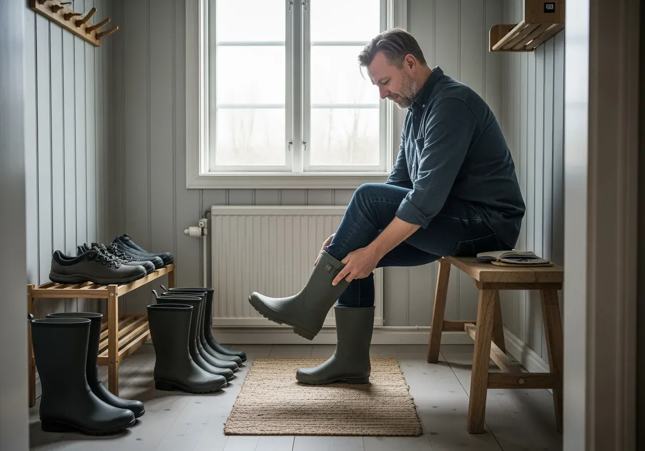 Lästbredd i Kaise gummistövlar