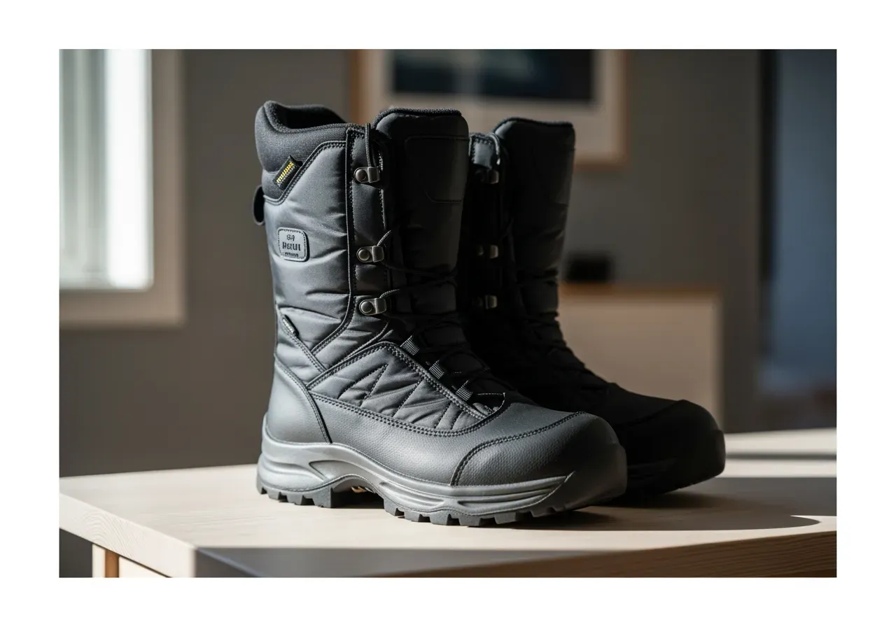 Isolerade polarstövlar för kyla