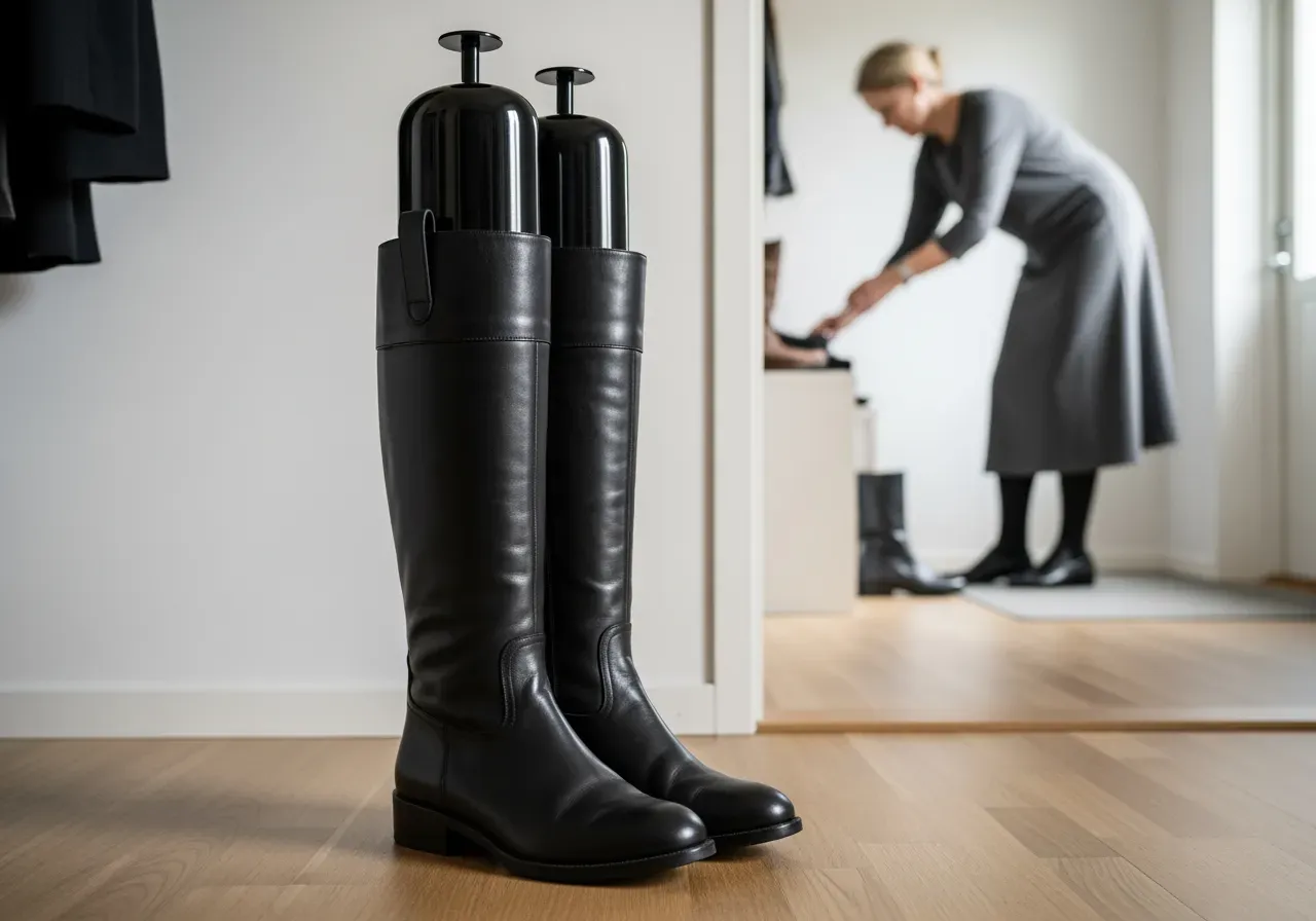 Skaftlängd och stöd för stövlar