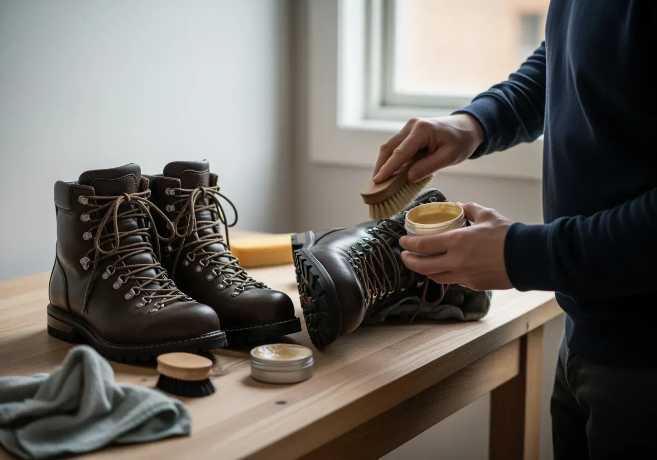 Skötsel av Helag och Nikka stövlar