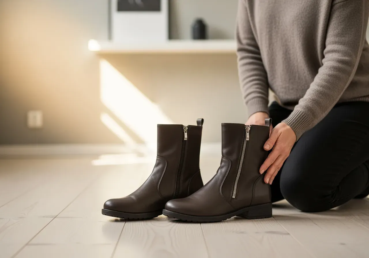 Stövlar med dragkedja för nybörjare