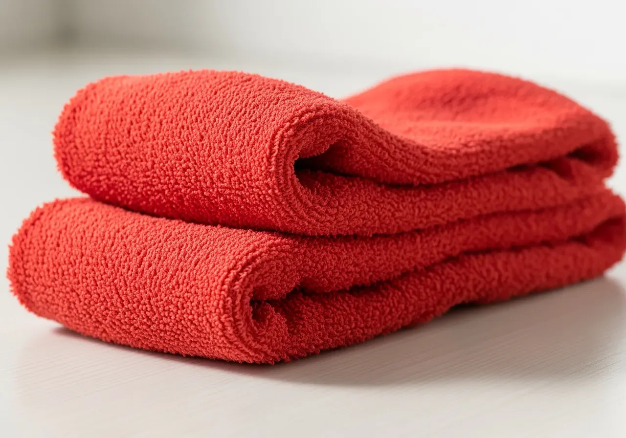 Röda stötdämpande frottéstrumpor