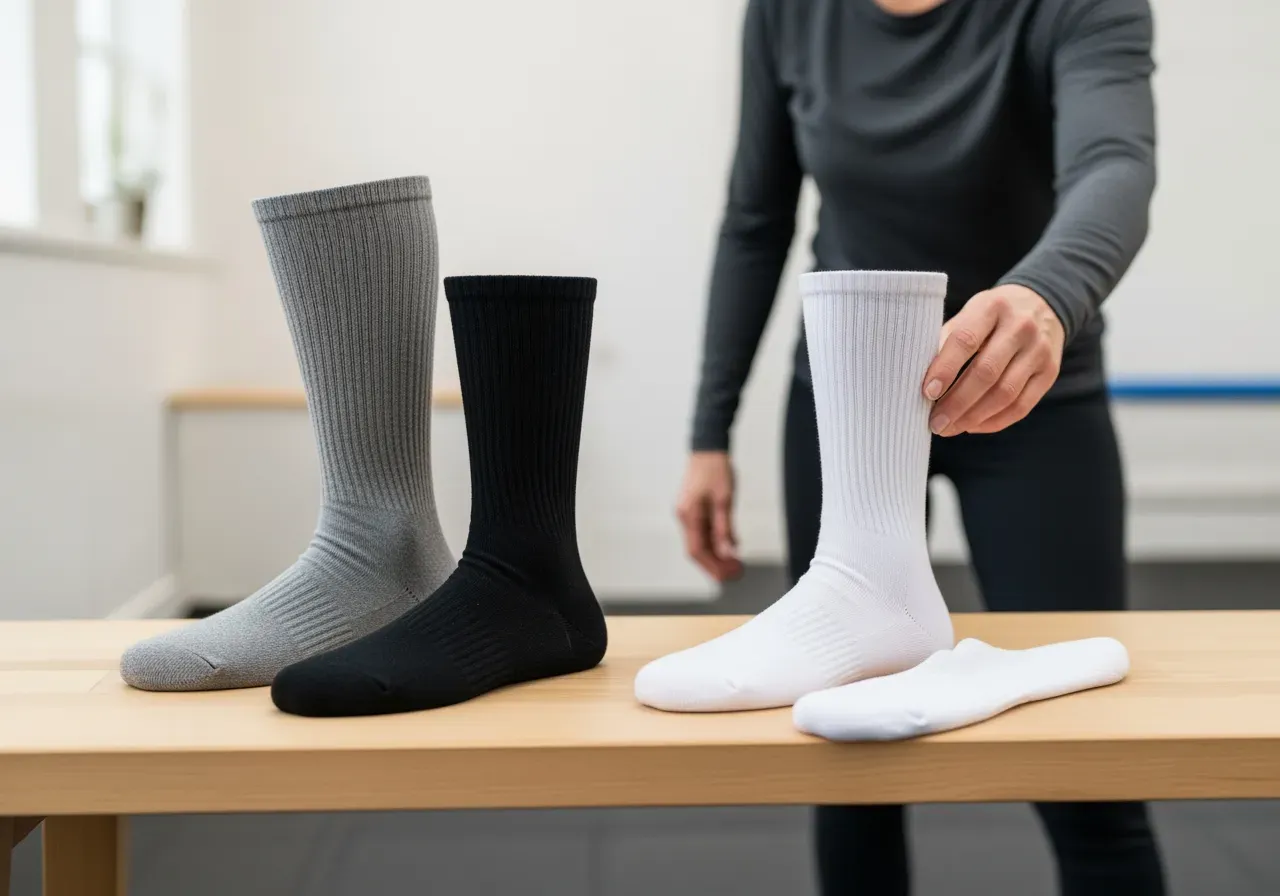 Mellanhöga och höga träningsstrumpor