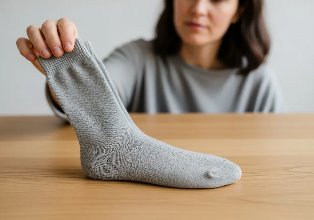 Rätt storlek på ullstrumpor