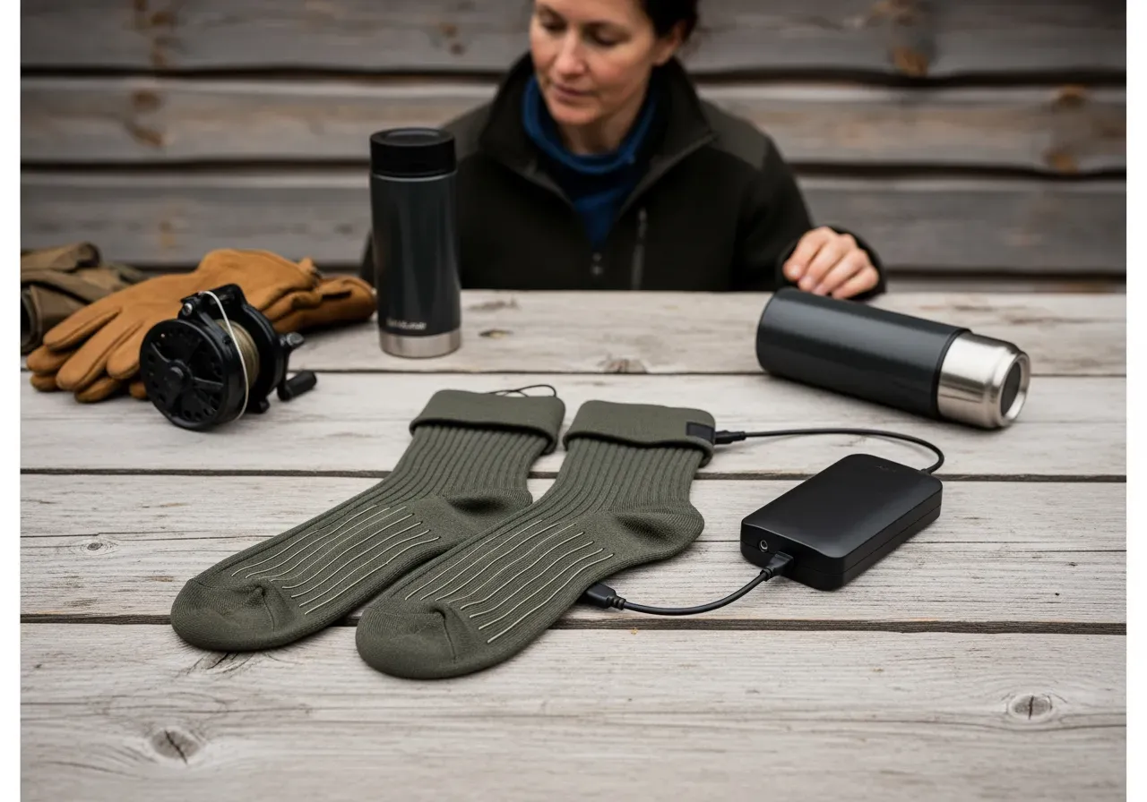 Värmestrumpor för jakt och fiske