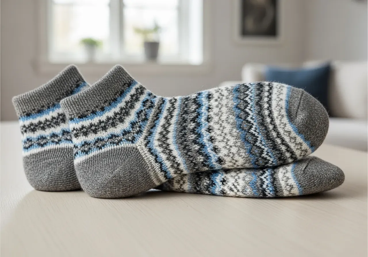 Mönstrade värmestrumpor för vardag