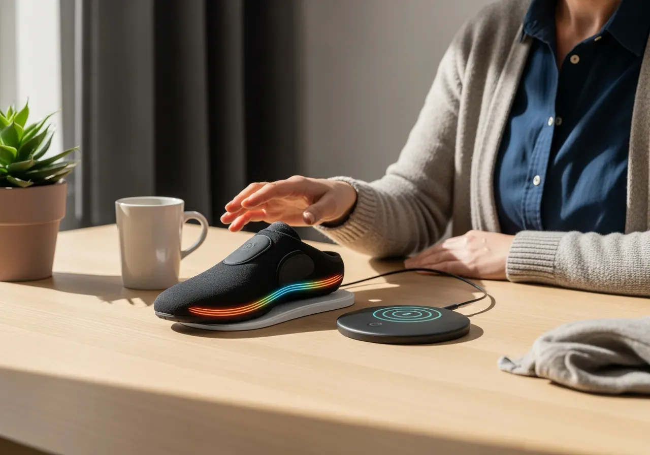 Värmesulor med trådlös laddning guide
