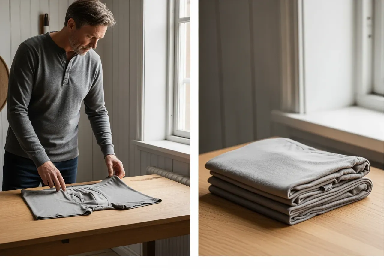 Långa boxerkalsonger för herr