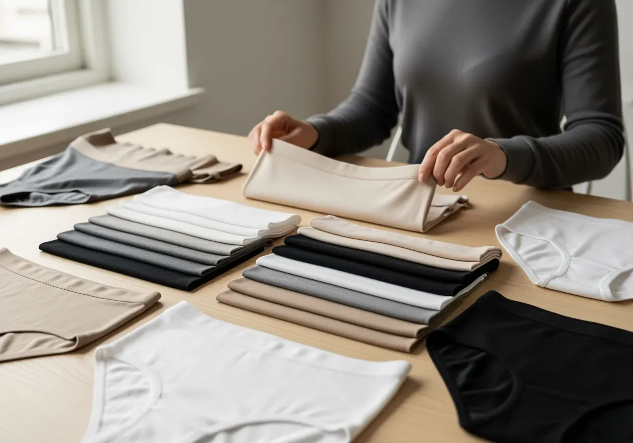 Material för korta boxertrosor dam