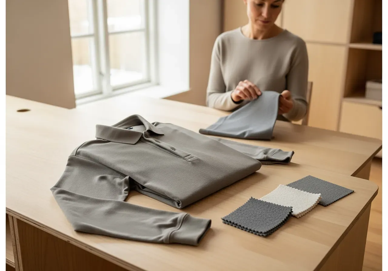 Materialguide långärmad piké och blandningar