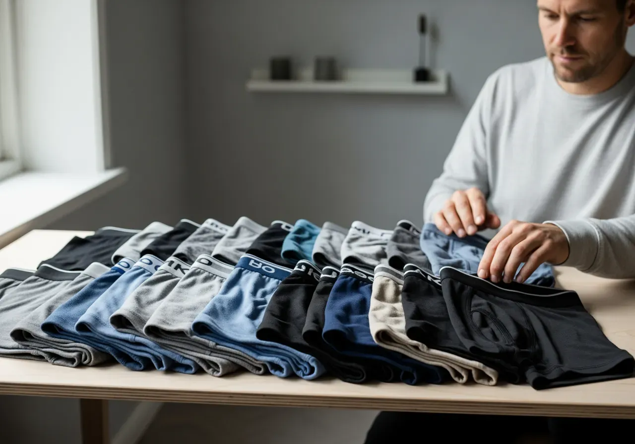 Materialguide boxerkalsonger för herr