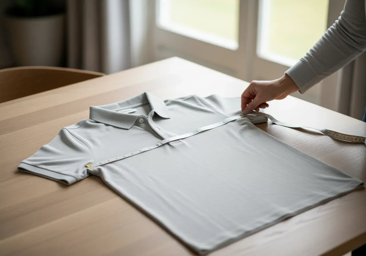 Storleksguide kortärmad piké