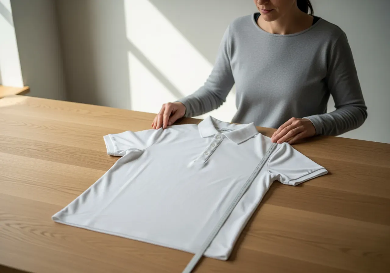 Storleksguide kortärmad piké