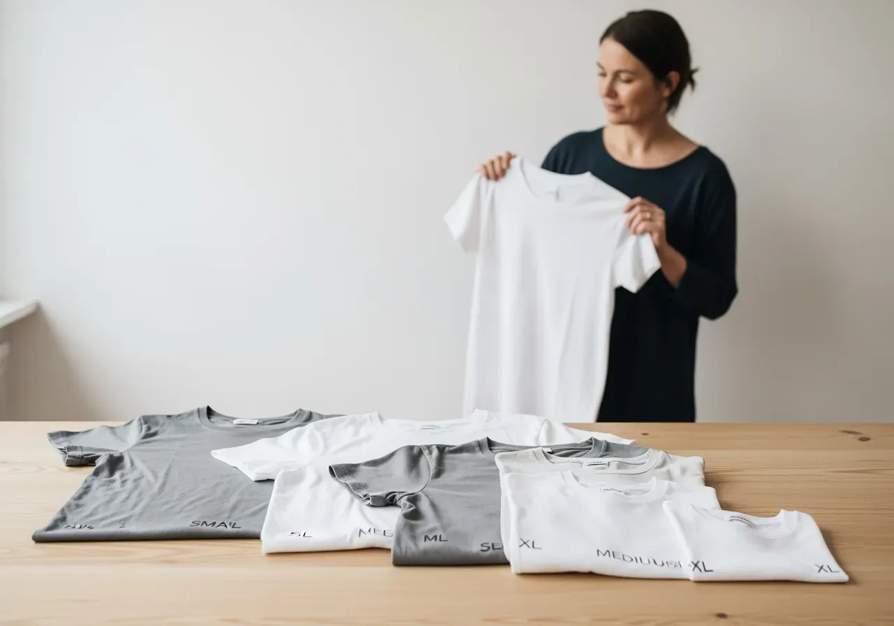 Storleksguide för bas t-tröja