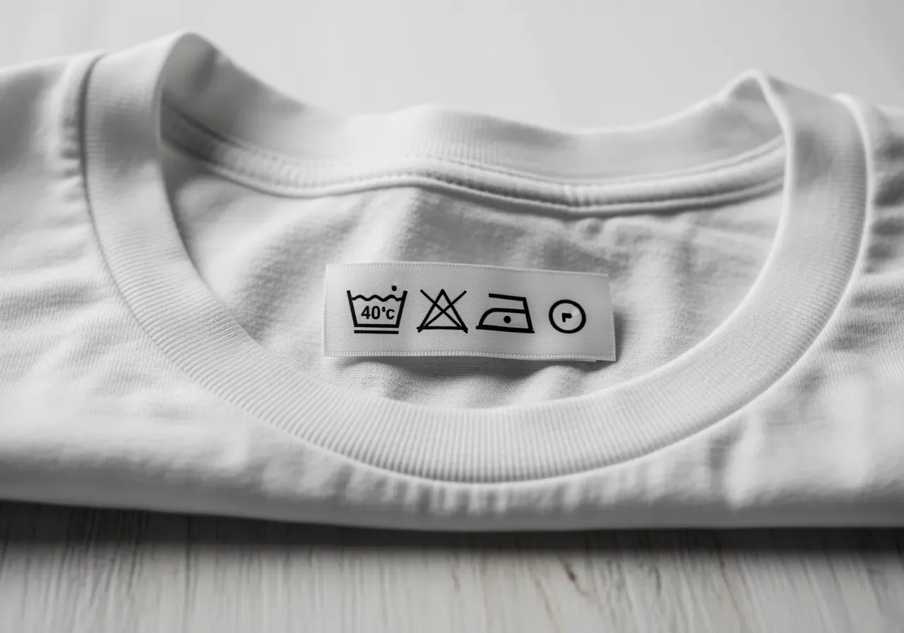 Tvättsymboler för T‑tröja enkelt