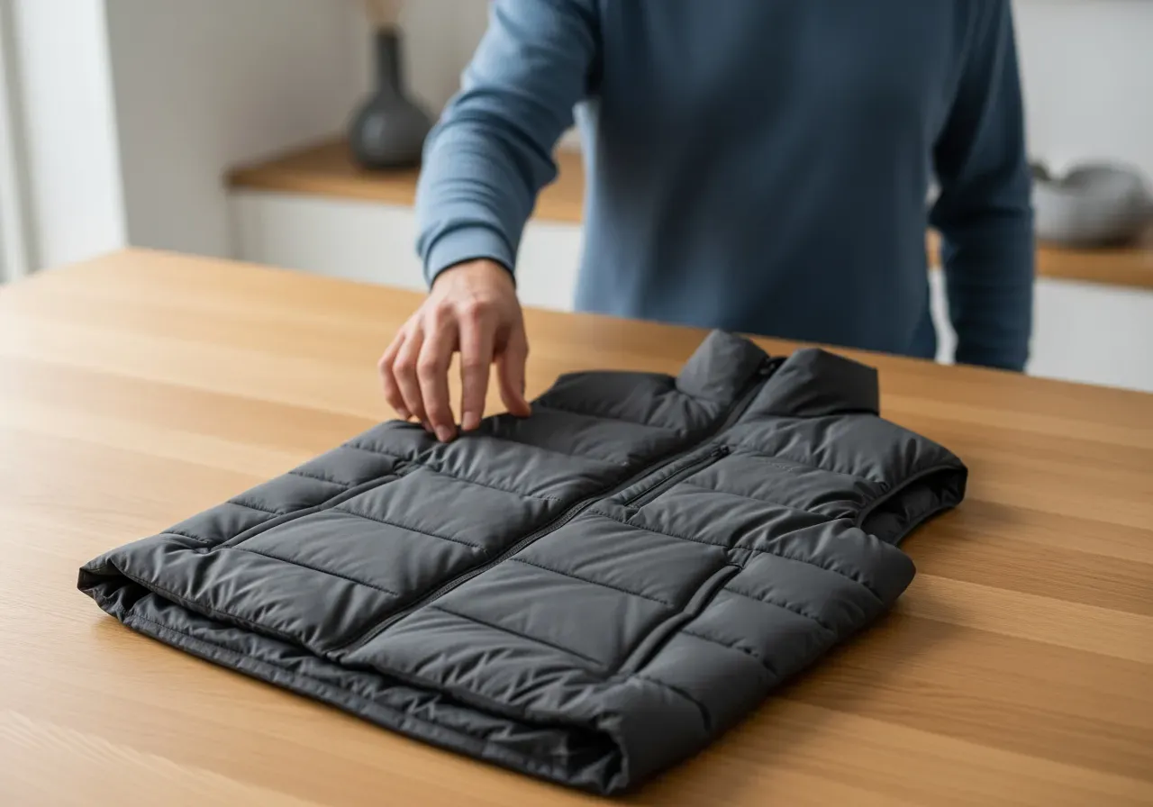 Dunfri värmeväst för herr