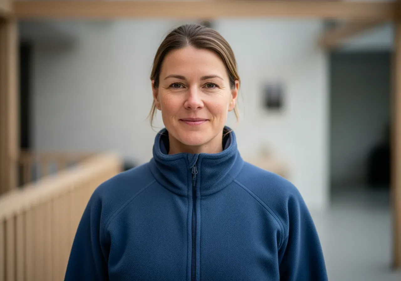 Fleecejacka för nybörjare material och passform