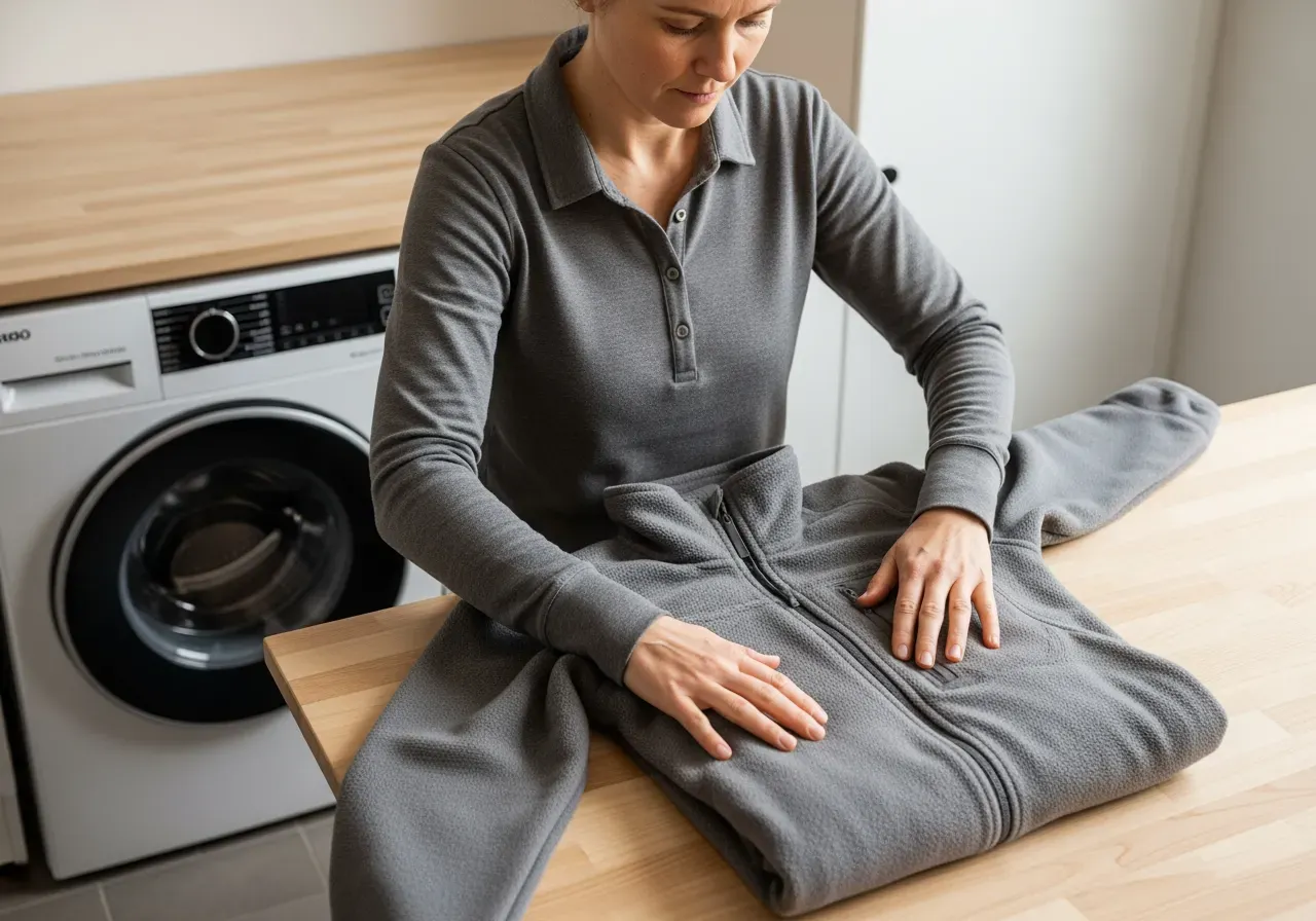 Skötsel av fleecejacka för nybörjare