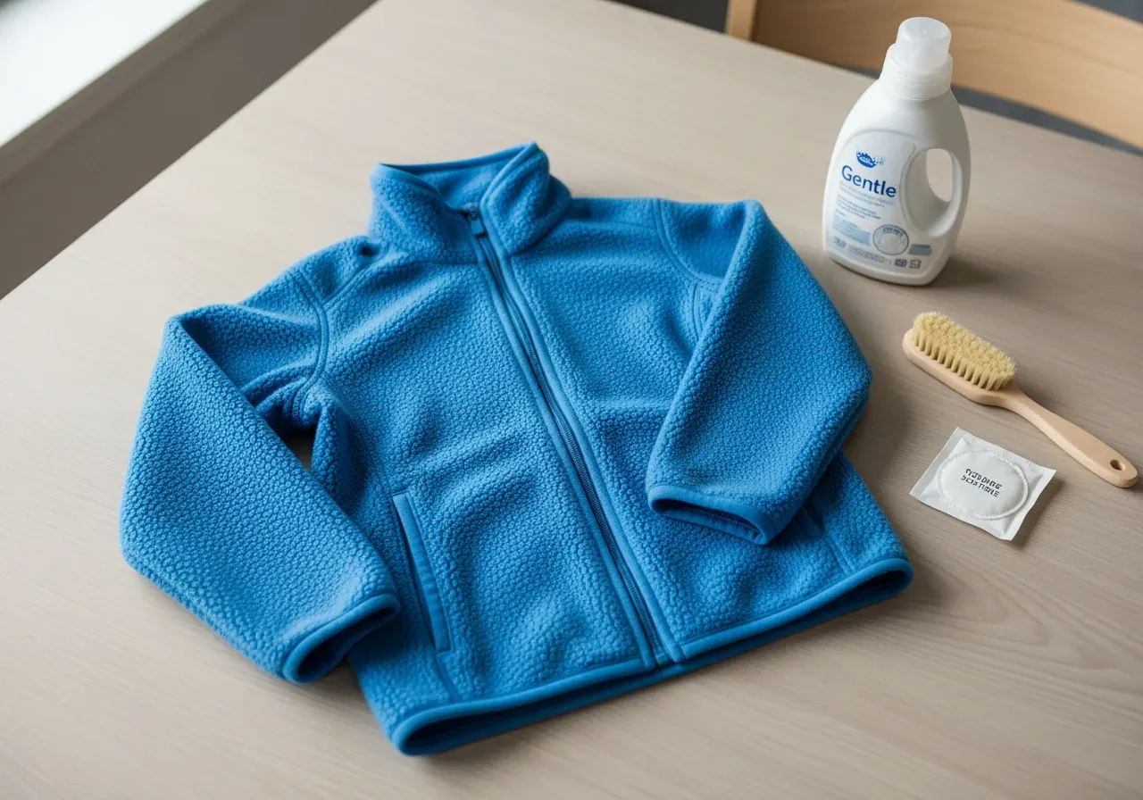 Fleecejacka för barn passform och skötsel