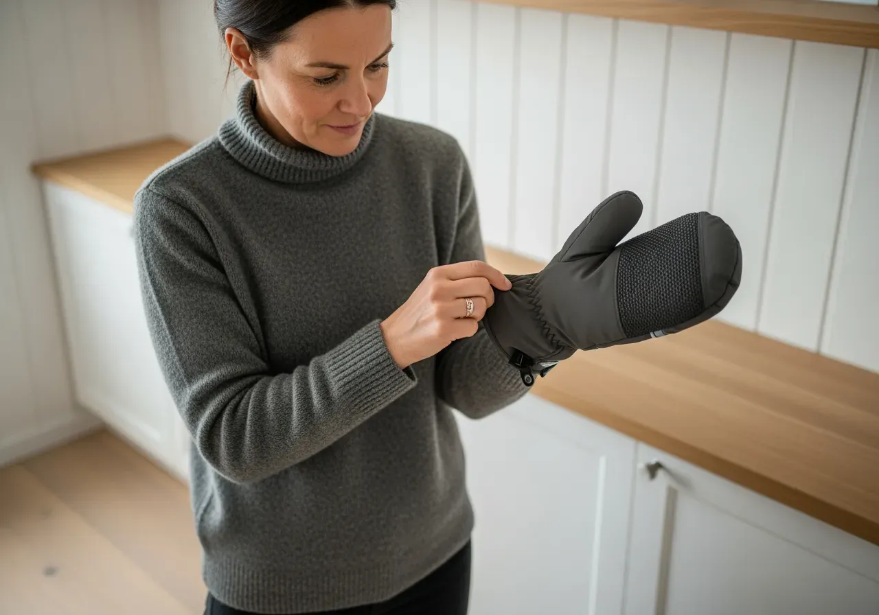 Passform och grepp för värmevantar