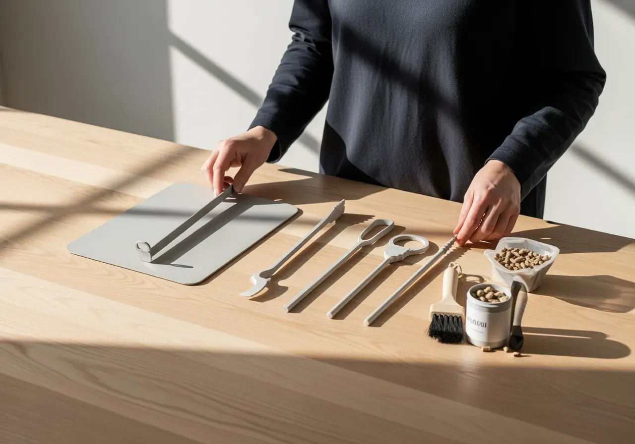 Praktiska tillbehör för värmeprodukter